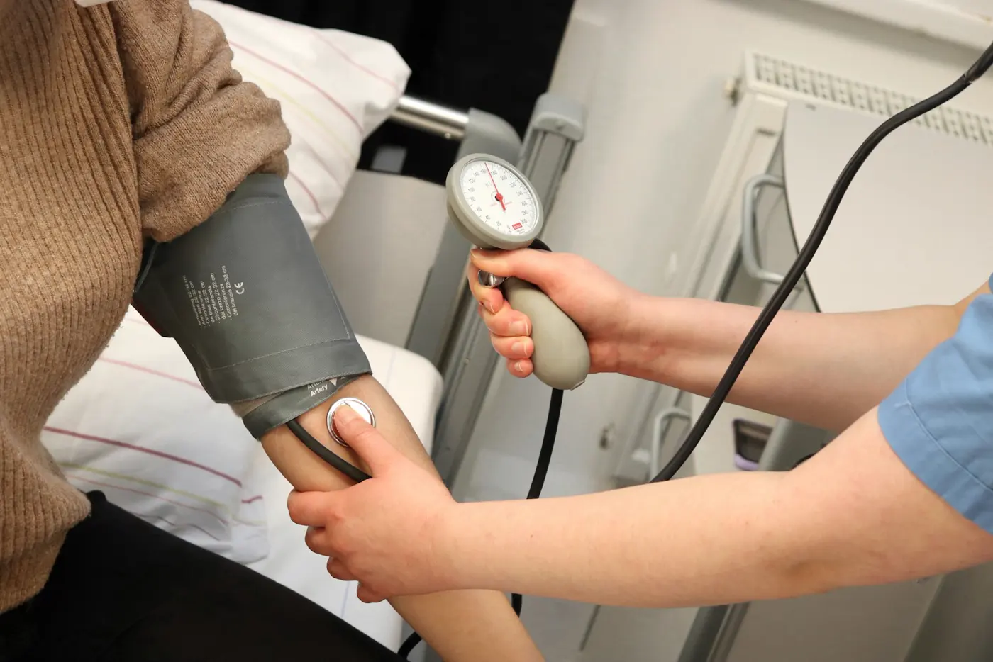 A blood pressure check